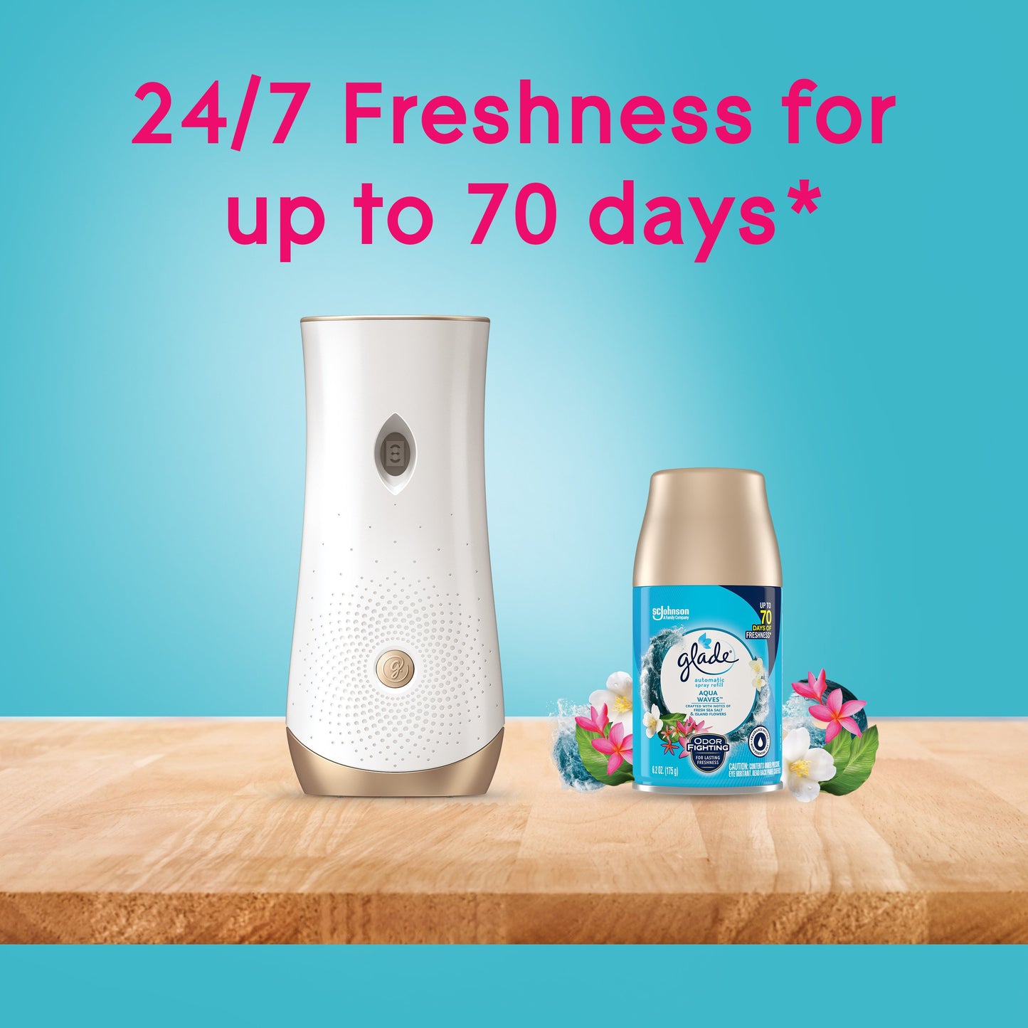 Glade Automatic Spray Refill Air Freshener - Aqua Waves