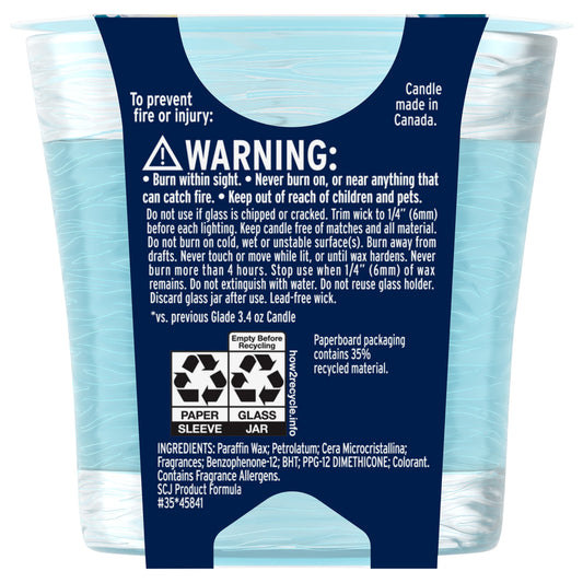 Glade Aqua Waves Candle