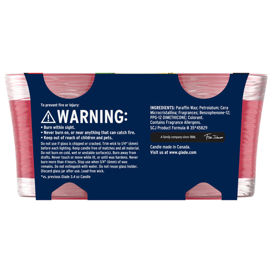 Glade Candle Twin Pack Apple Cinnamon, 2 pk