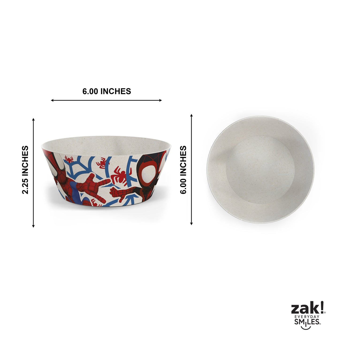Zak! Designs Spider-Man Bowl
