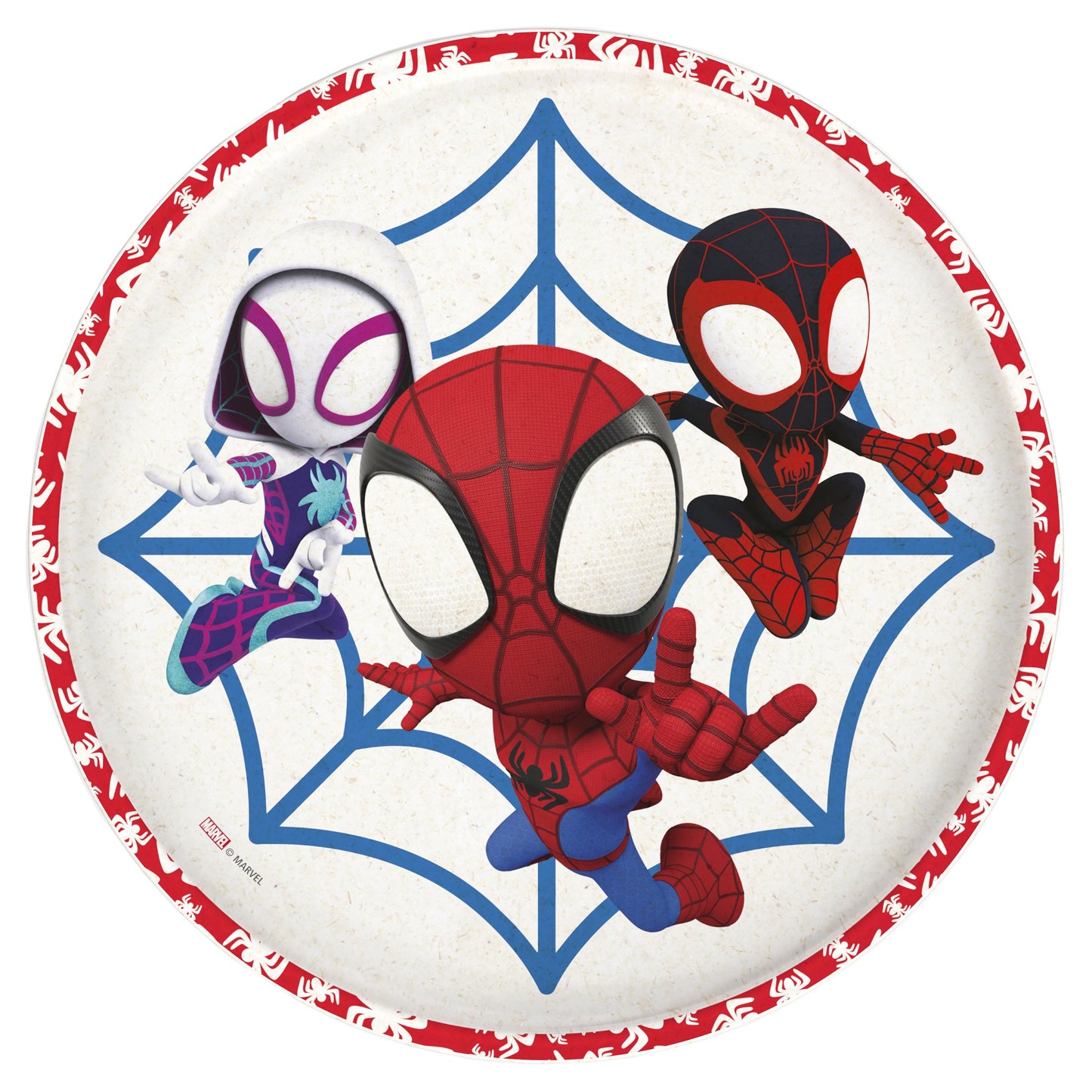 Zak Designs Spider-Man Melamine Kids Plate