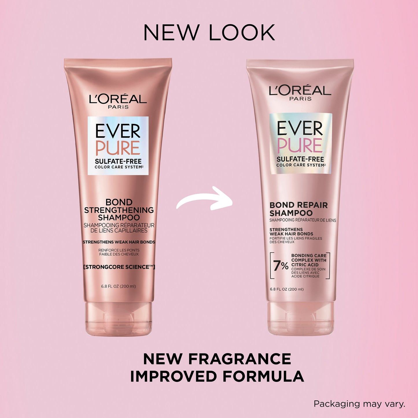 L'Oréal Paris EverPure Sulfate Free Colore Care Bond Repair Strengthening Shampoo