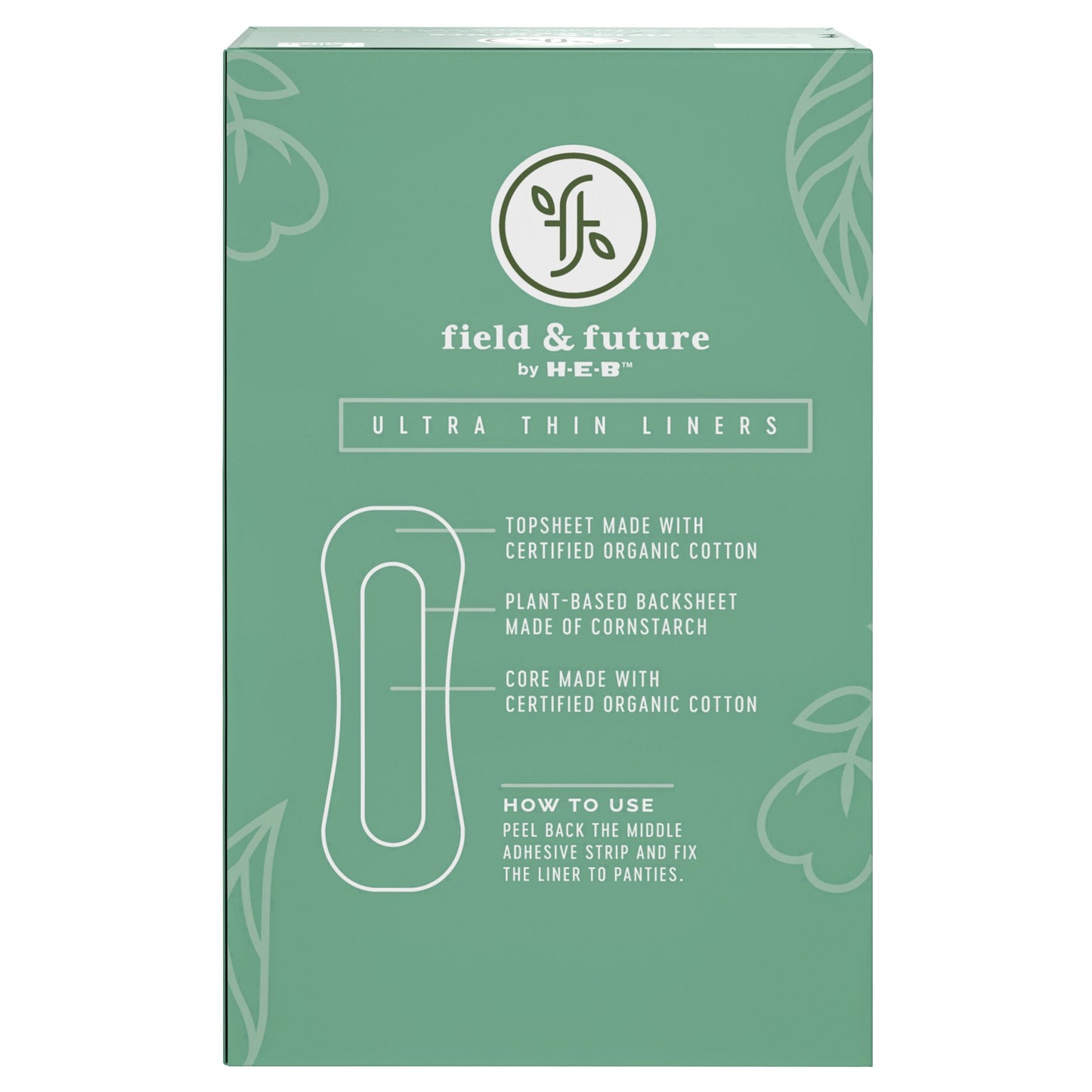 Field & Future by H-E-B Organic Cotton Ultra Thin Liners - Light