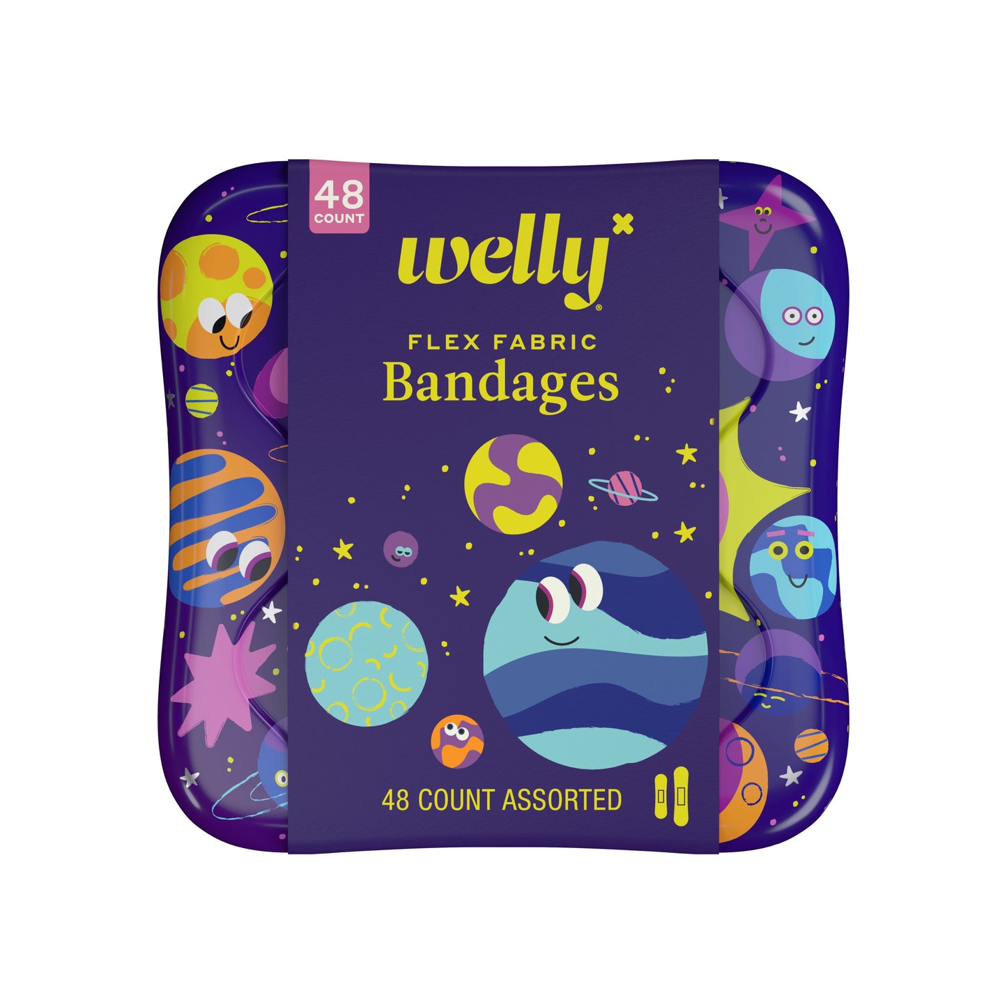 Welly Flex Fabric Bandages - Planet Pals, Assorted Sizes