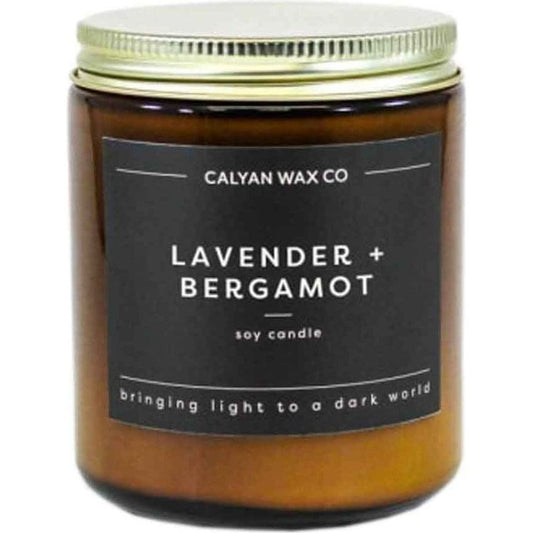 Calyan Wax Co. Lavender + Bergamot Scented Soy Candle