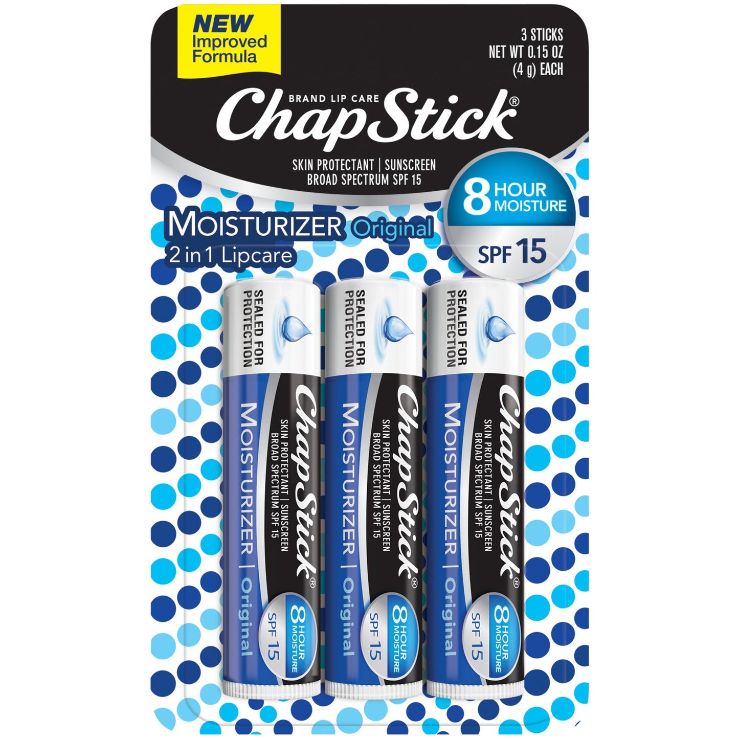 ChapStick Moisturizer 2 in 1 Lip Balm - SPF 15