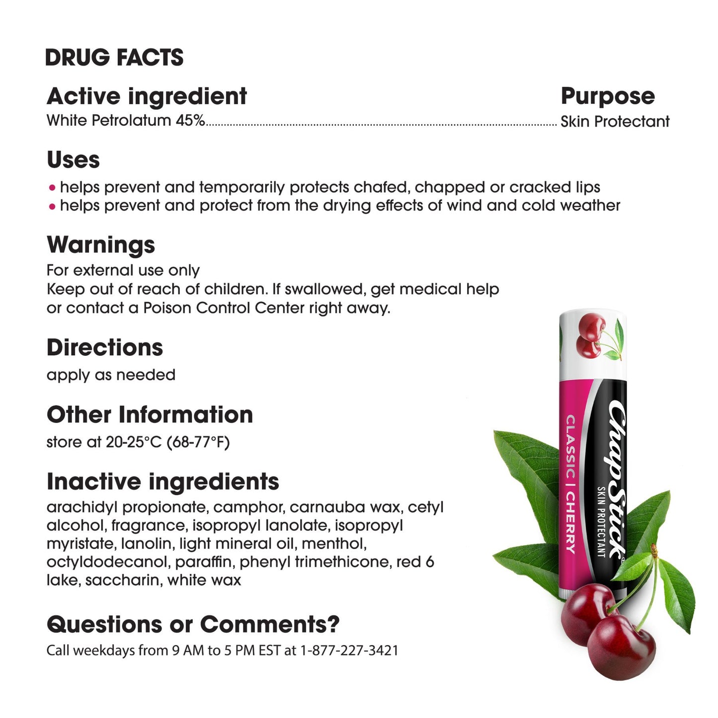 ChapStick Lip Balm - Classic Cherry