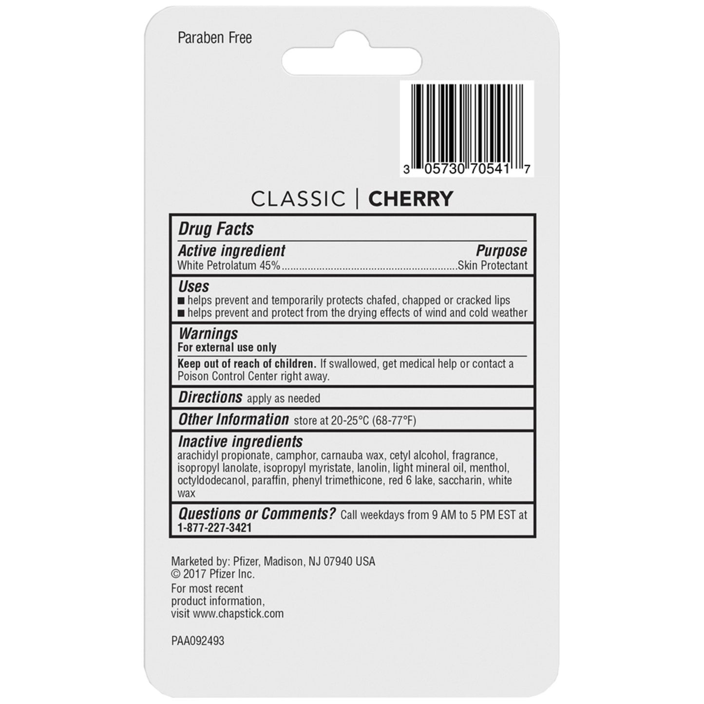 ChapStick Lip Balm - Classic Cherry