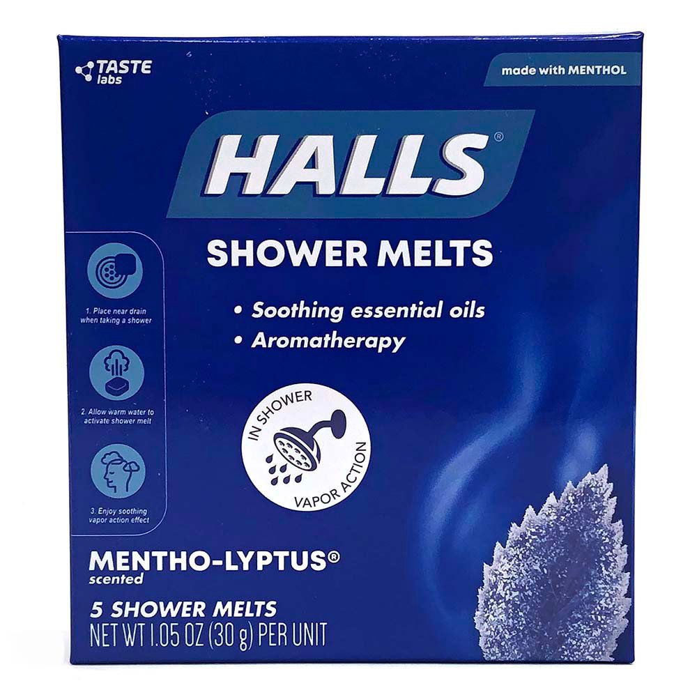 Halls  Shower Melts Mentho-lyptus