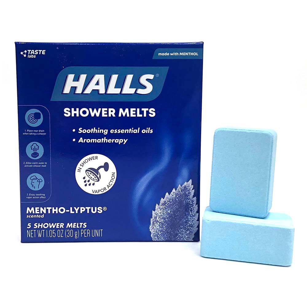 Halls  Shower Melts Mentho-lyptus