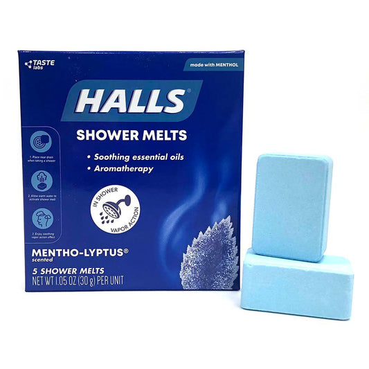 Halls  Shower Melts Mentho-lyptus