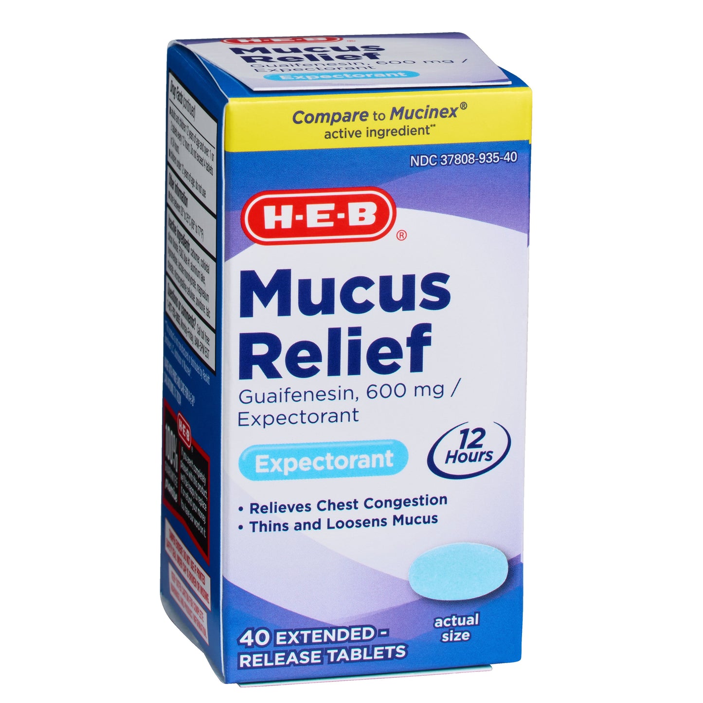 H-E-B Mucus Relief Expectorant Extended-Release Tablets