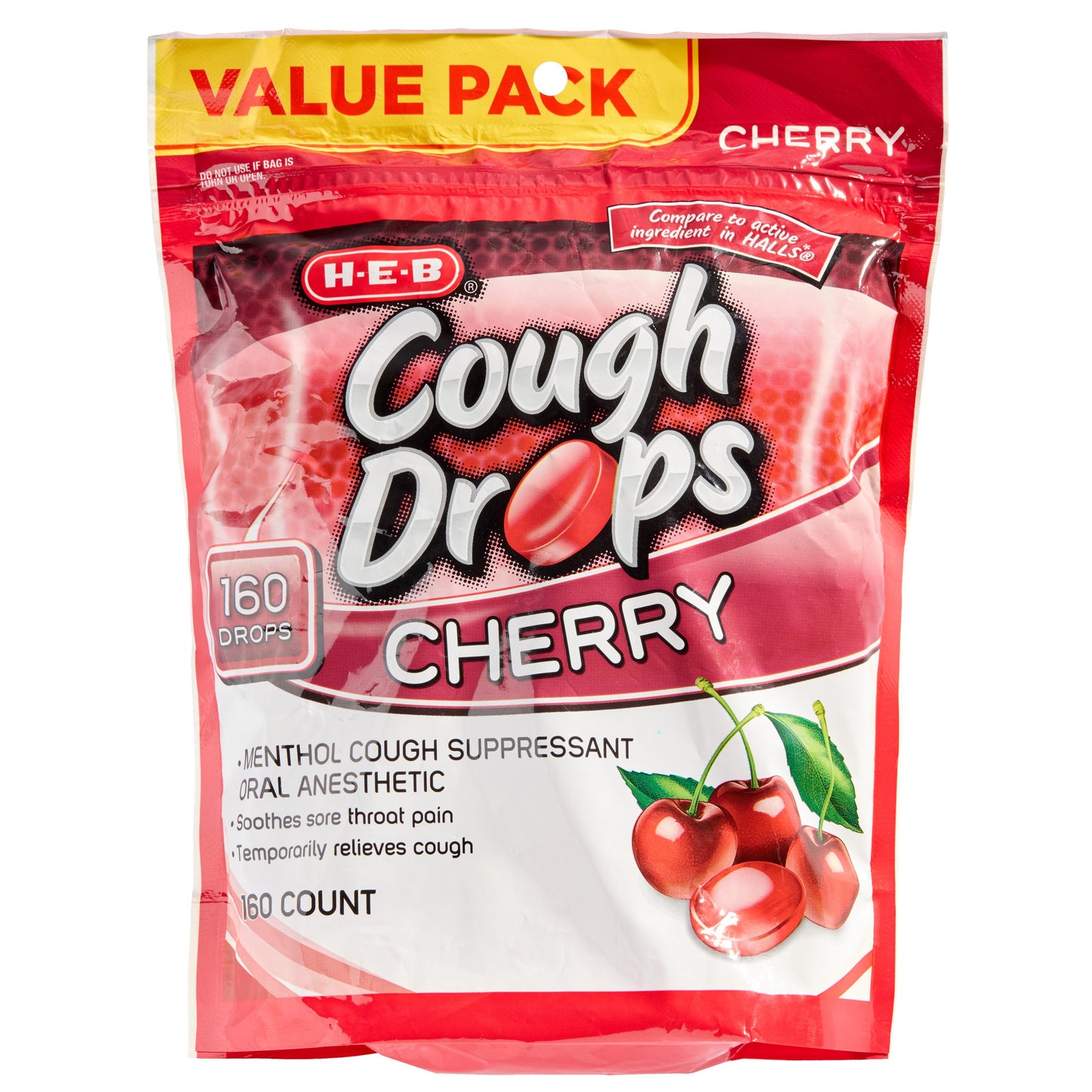 H-E-B Value Pack Cough Drops – Cherry