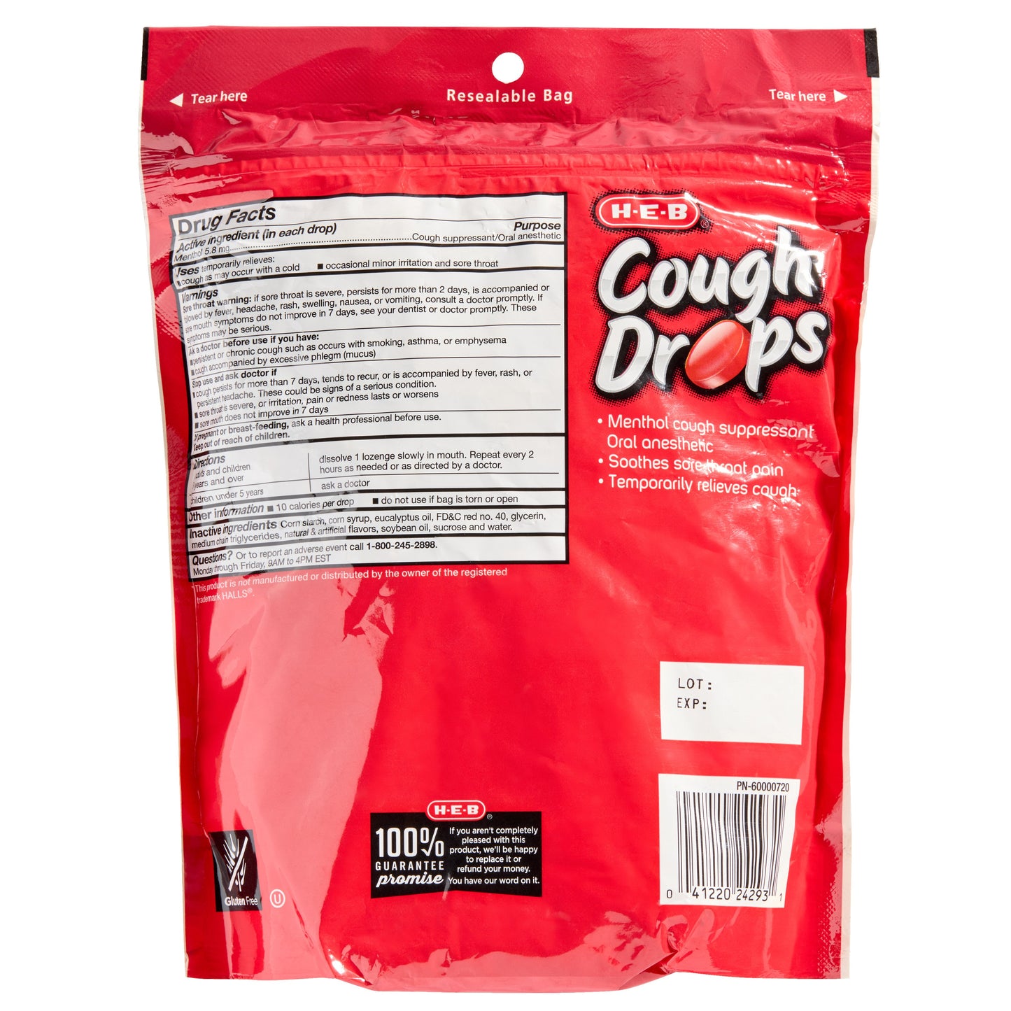 H-E-B Value Pack Cough Drops – Cherry