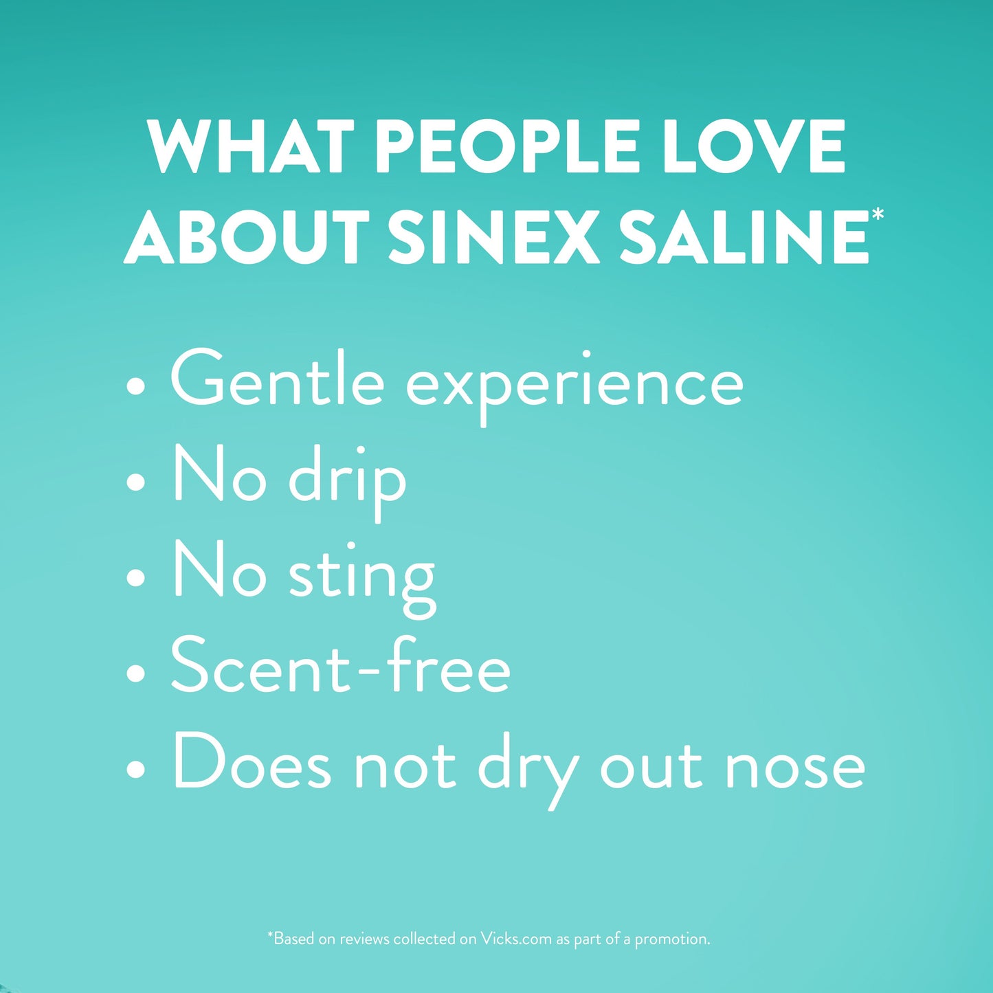 Vicks Sinex SALINE Nasal Spray, Ultra Fine Mist, Clear Everyday Sinus Congestion Fast