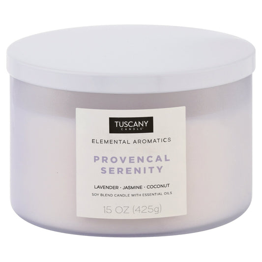 Tuscany Candle Elemental Aromatics Provencal Serenity Soy Blend Candle