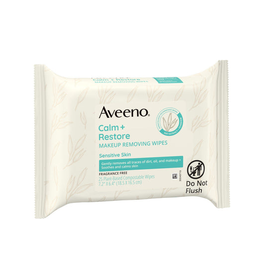 Aveeno Calm + Restore Makeup Remover Wipes