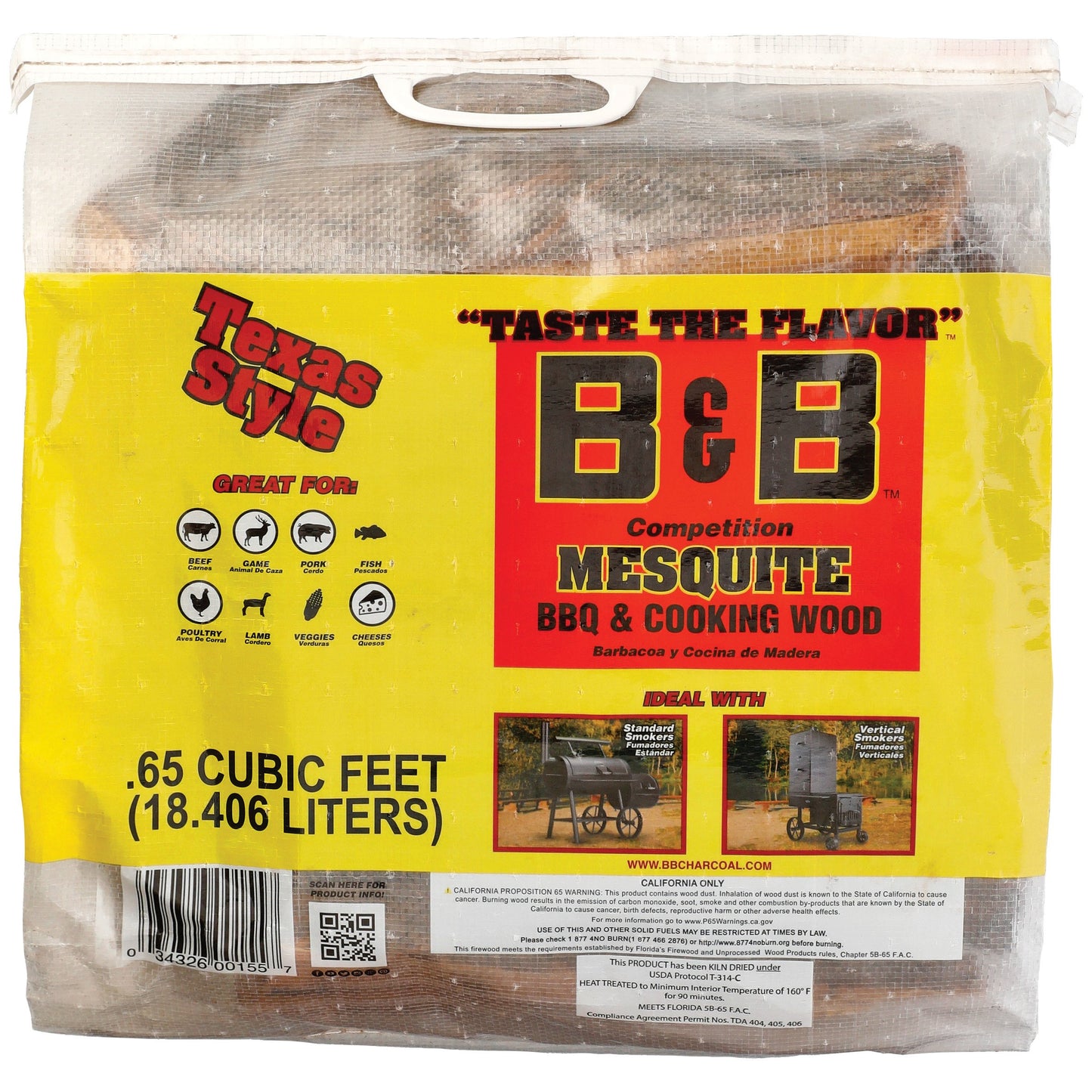 B&B Charcoal Mesquite BBQ & Cooking Wood