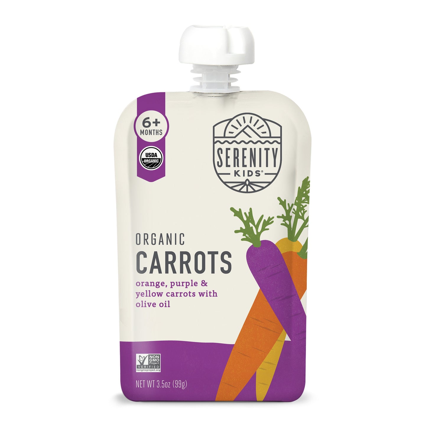 Serenity Kids Organic Baby Food Pouch - Carrot Medley
