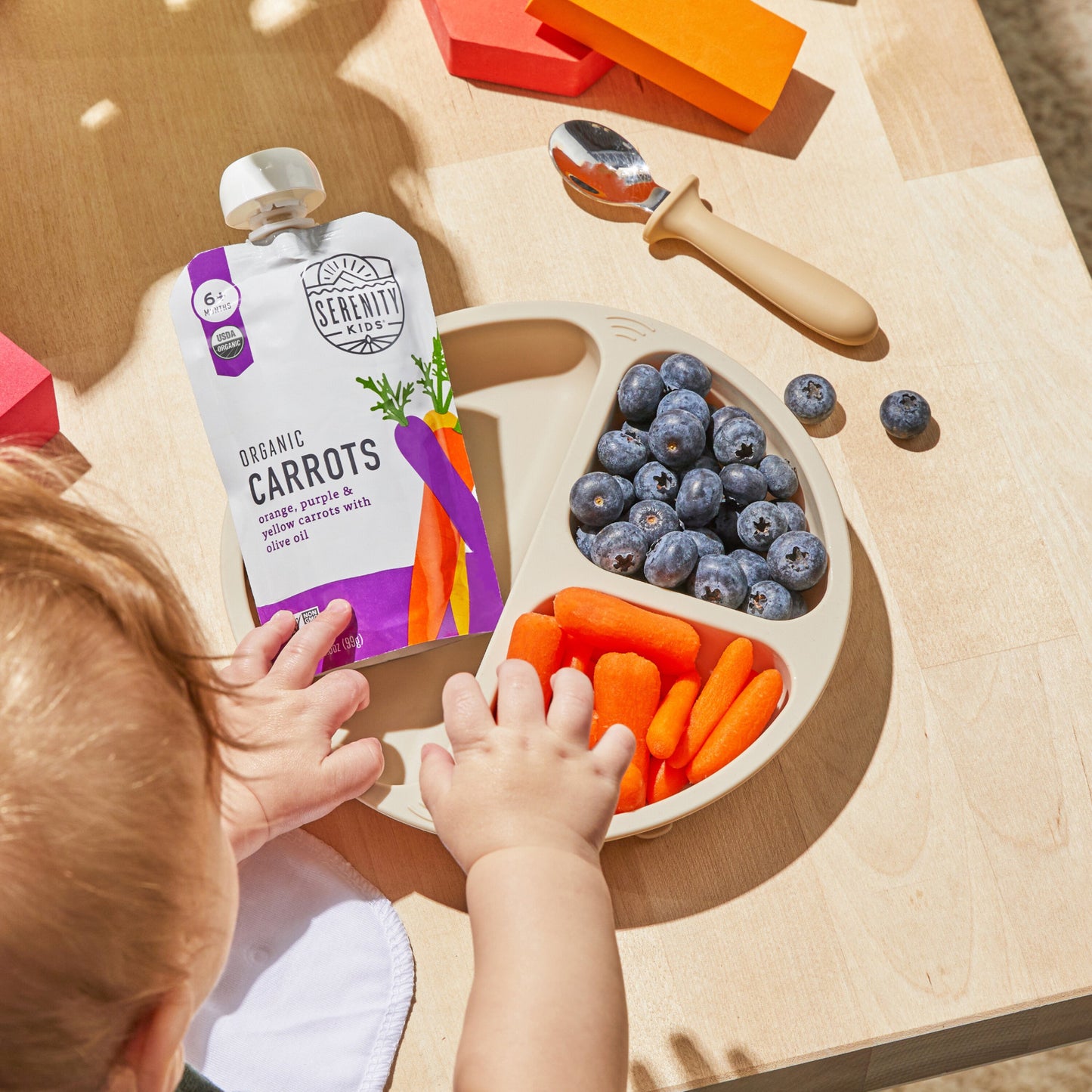 Serenity Kids Organic Baby Food Pouch - Carrot Medley
