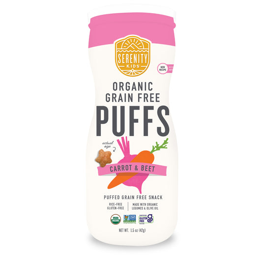 Serenity Kids Grain Free Puffs - Carrot & Beet