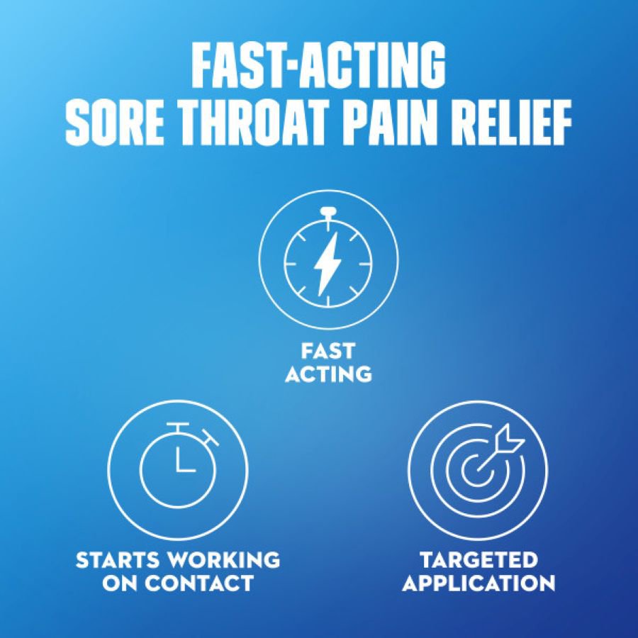 Mucinex InstaSoothe™ Sore Throat + Pain Relief Spray - Cherry