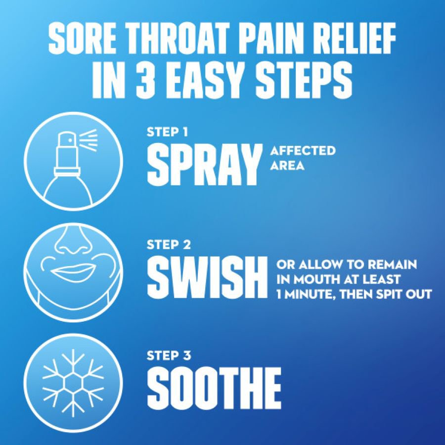 Mucinex InstaSoothe™ Sore Throat + Pain Relief Spray - Cherry