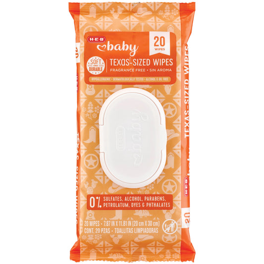 H-E-B Baby Texas-Sized Wipes