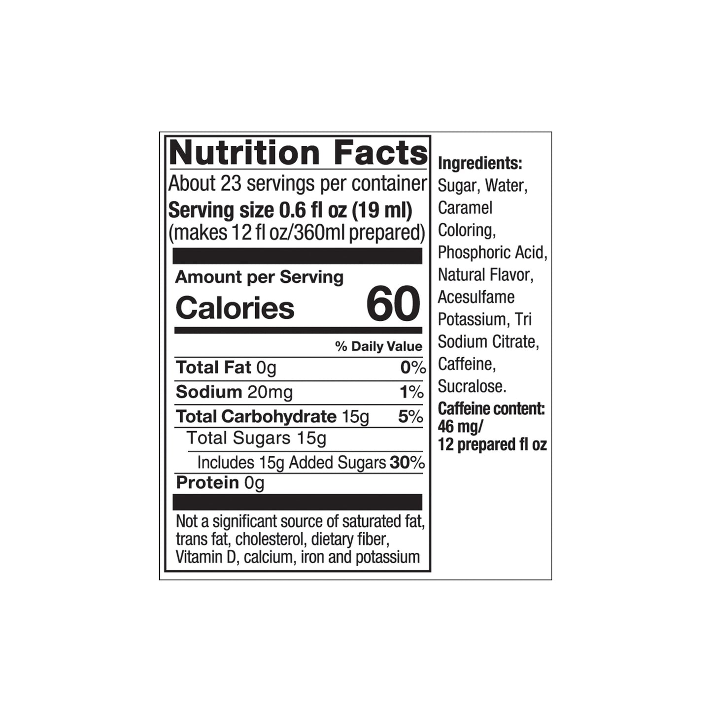 SodaStream Cola Drink Mix