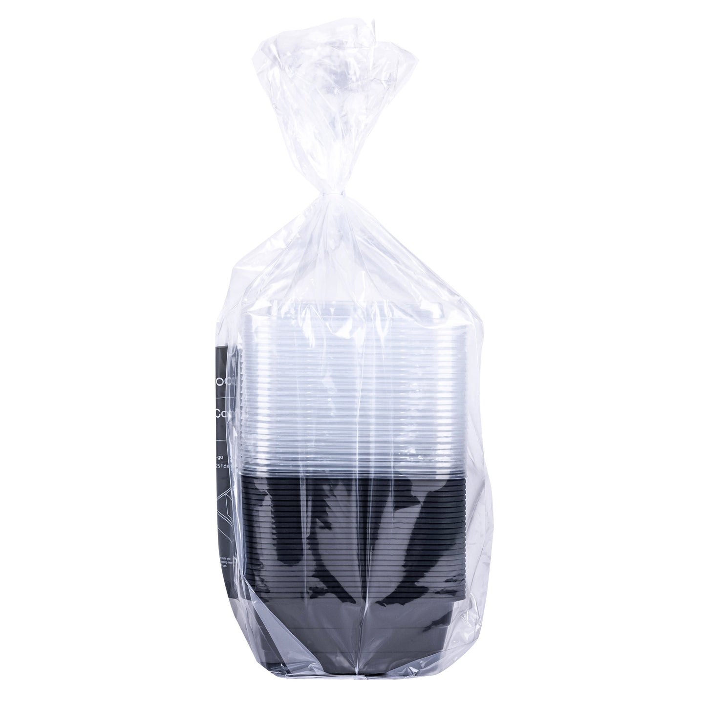 our goods Divided Disposable Food Containers & Lids, 25 pk