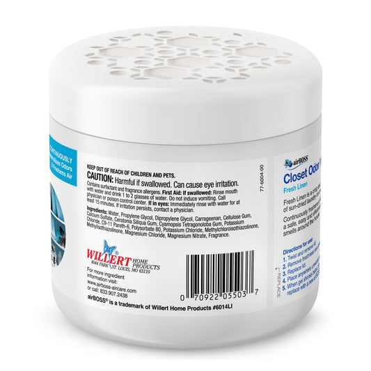 airBOSS Closet Odor Neutralizer - Fresh Linen