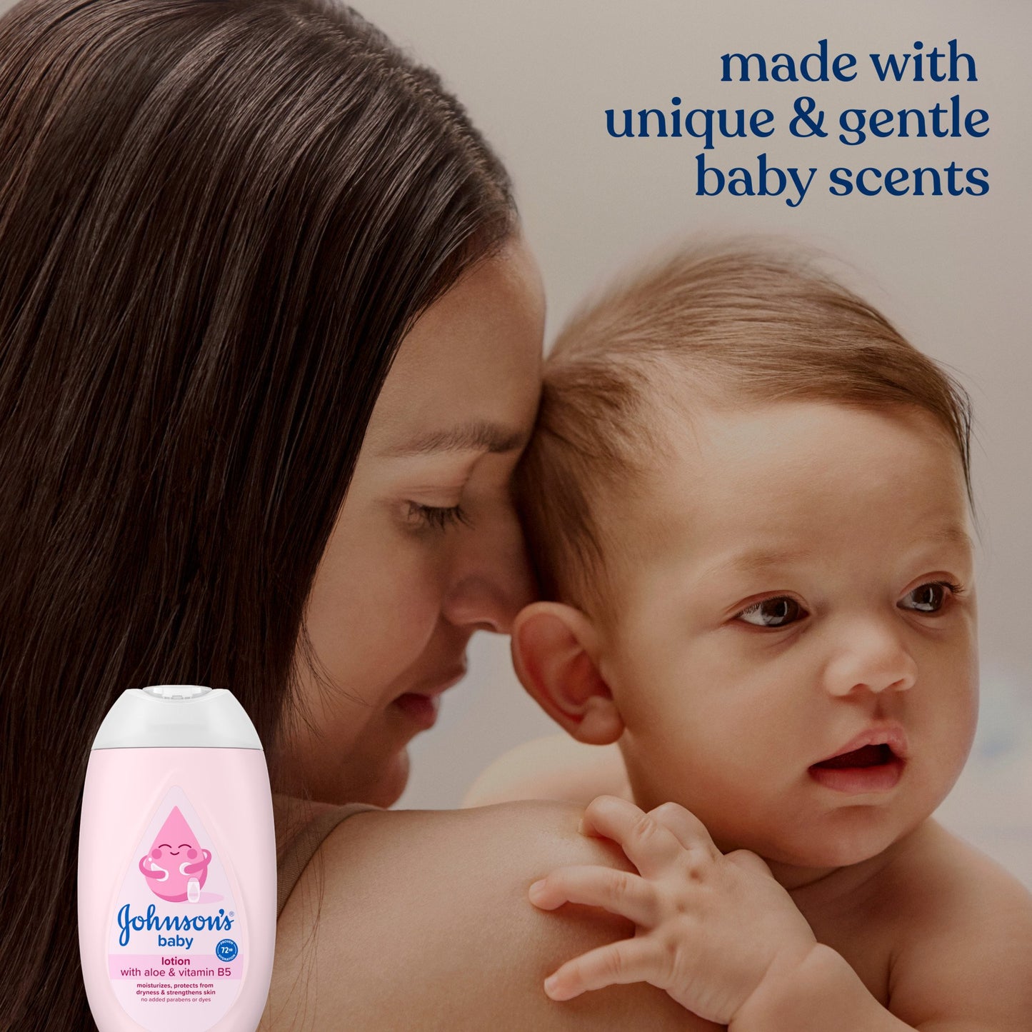 Johnson's Baby Moisturizing Pink Lotion with Coconut Oil