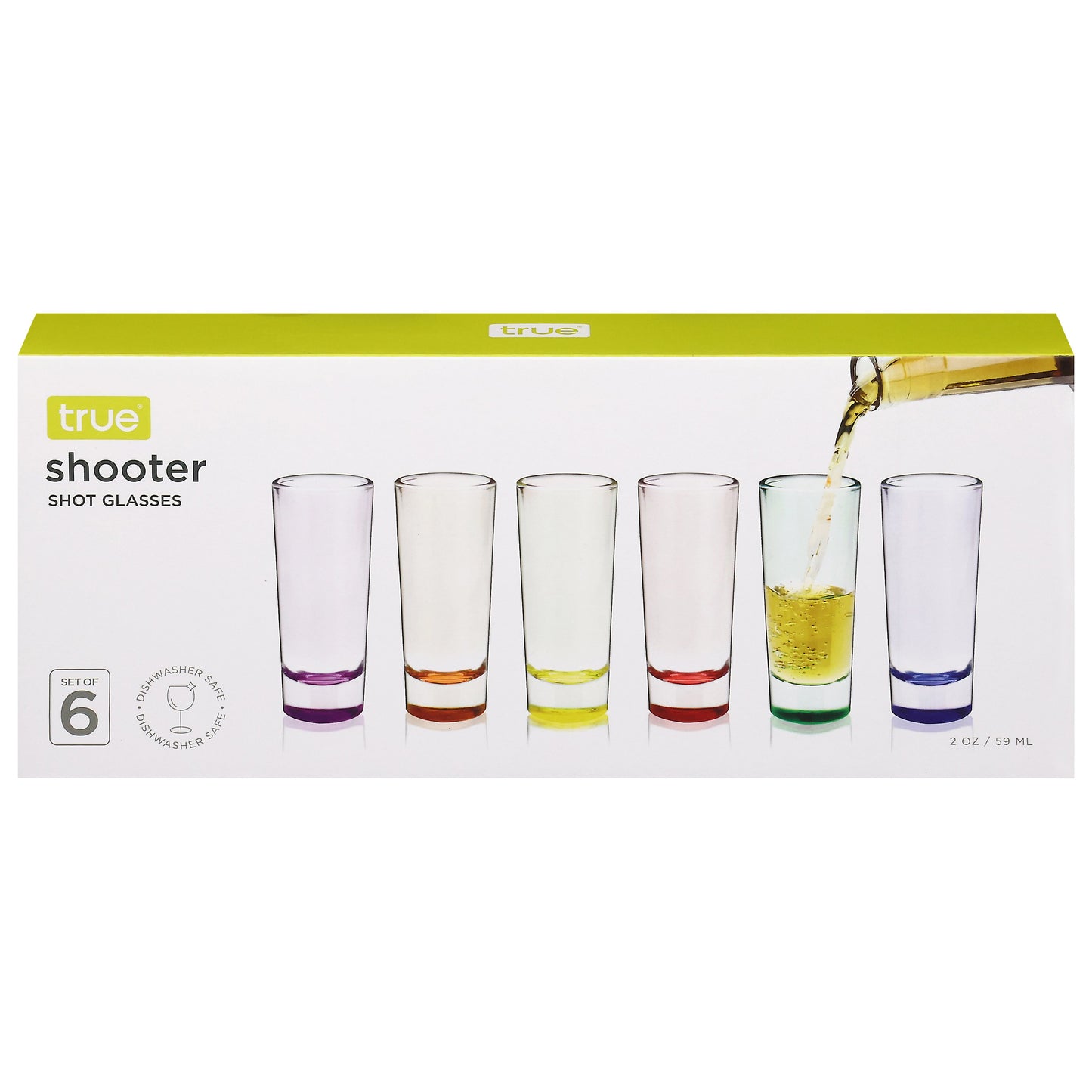 True Shooter Shot Glasses, 6 Pk