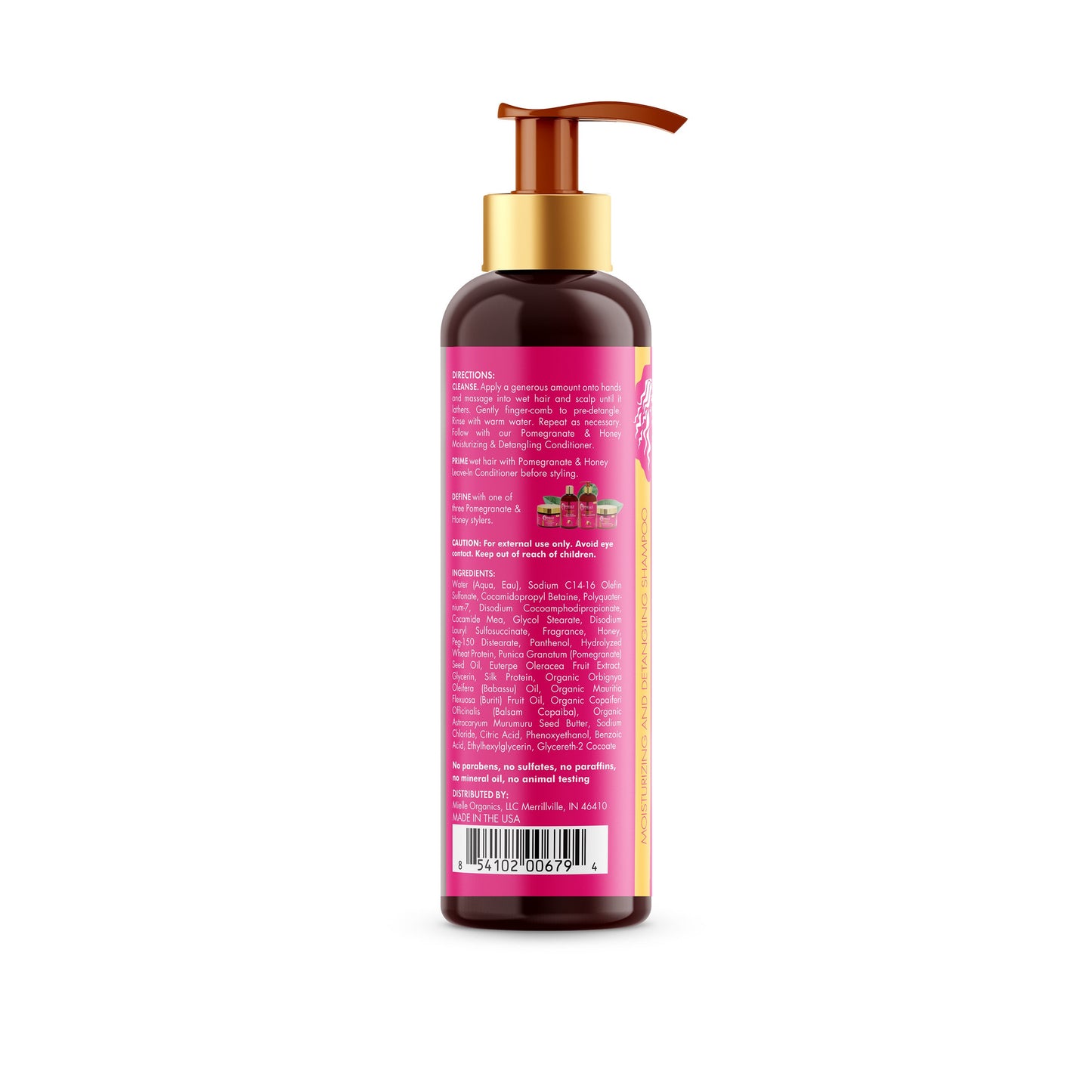 Mielle Moisturizing & Detangling Shampoo - Pomegranate & Honey