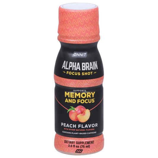 Onnit Alpha Brain Focus Shot - Peach