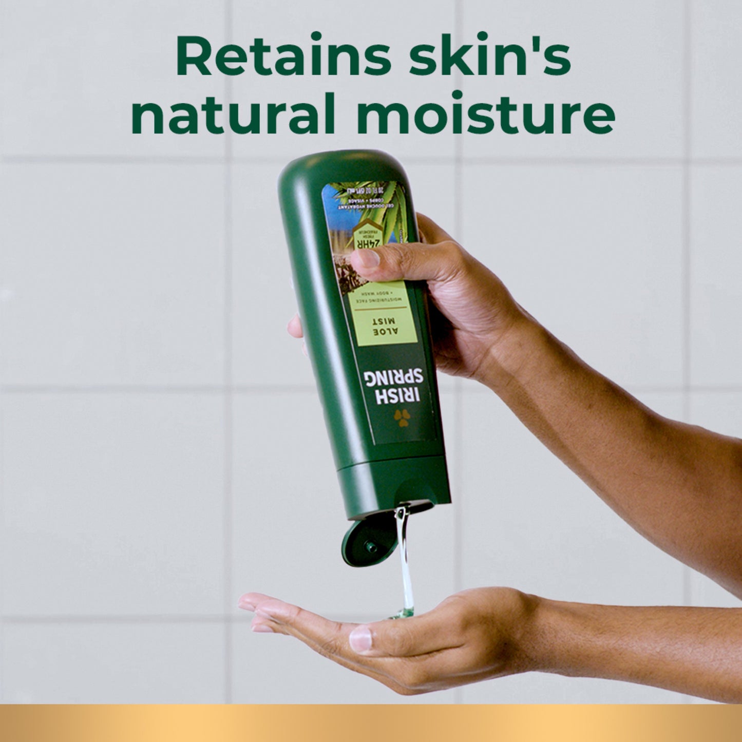 Irish Spring Moisturizing Face + Body Wash - Aloe Mist