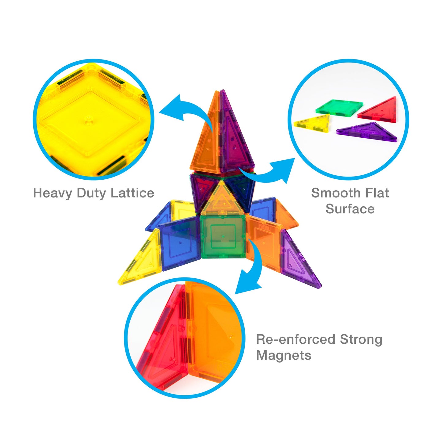 Picasso Tiles 3-D Magnetic Building Tiles