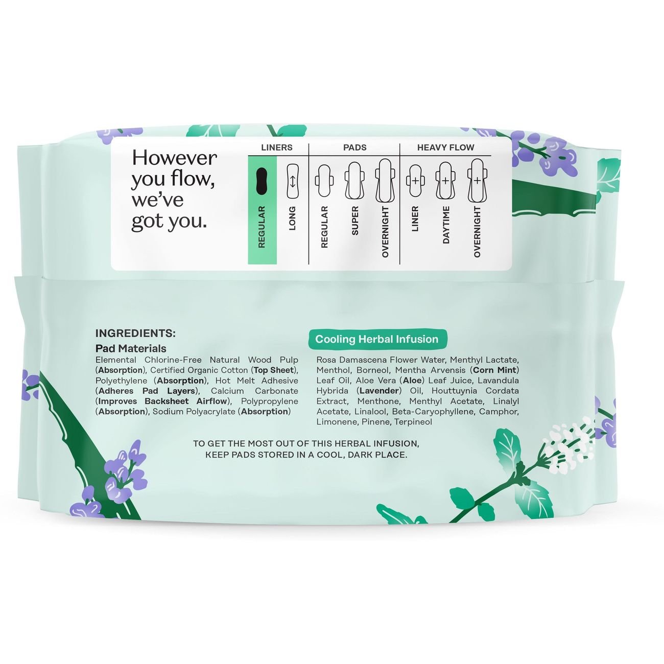 The Honey Pot Everyday Herbal-Infused Pantiliners
