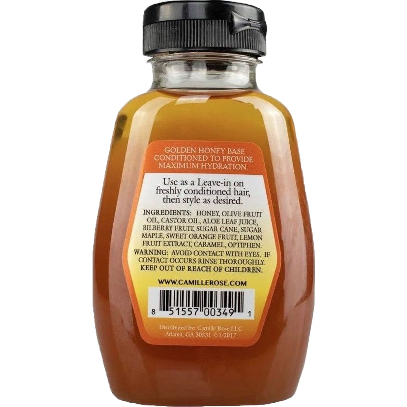 Camille Rose Honey Hydrate Leave In Conditioner
