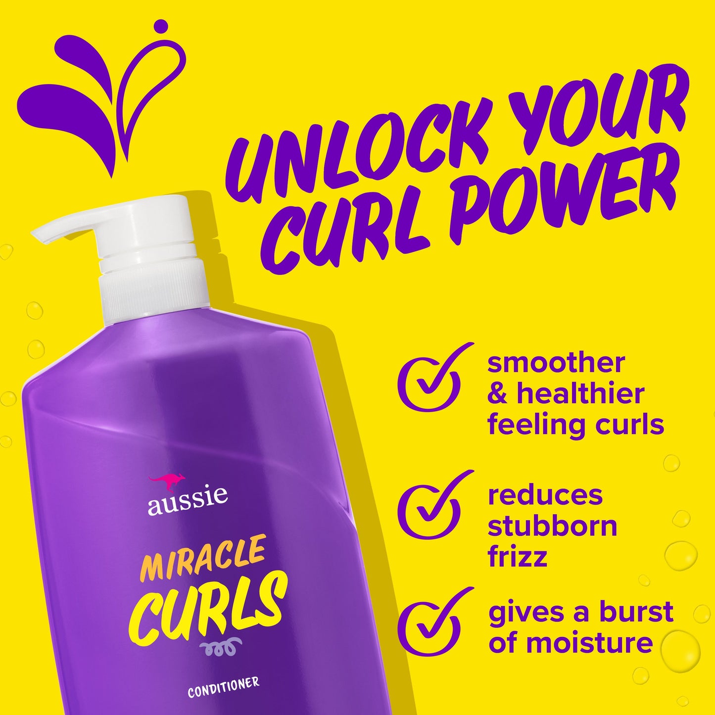 Aussie Miracle Curls Conditioner - Coconut Oil