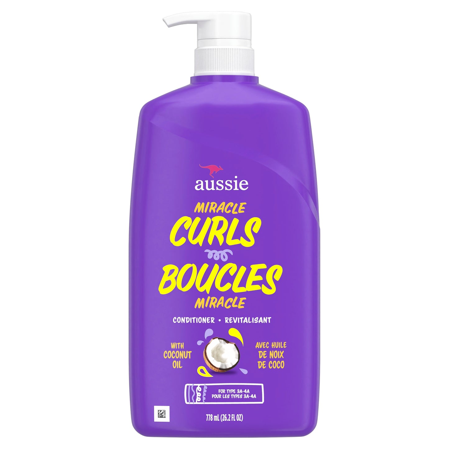 Aussie Miracle Curls Conditioner - Coconut Oil