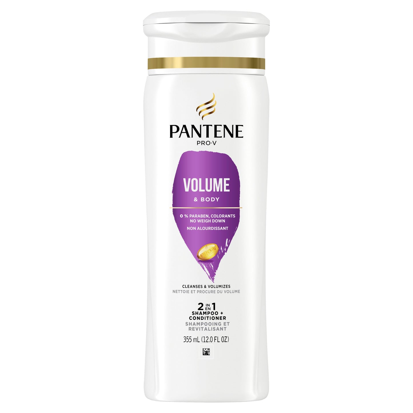 Pantene Pro-V Volume & Body 2 in 1 Shampoo + Conditioner