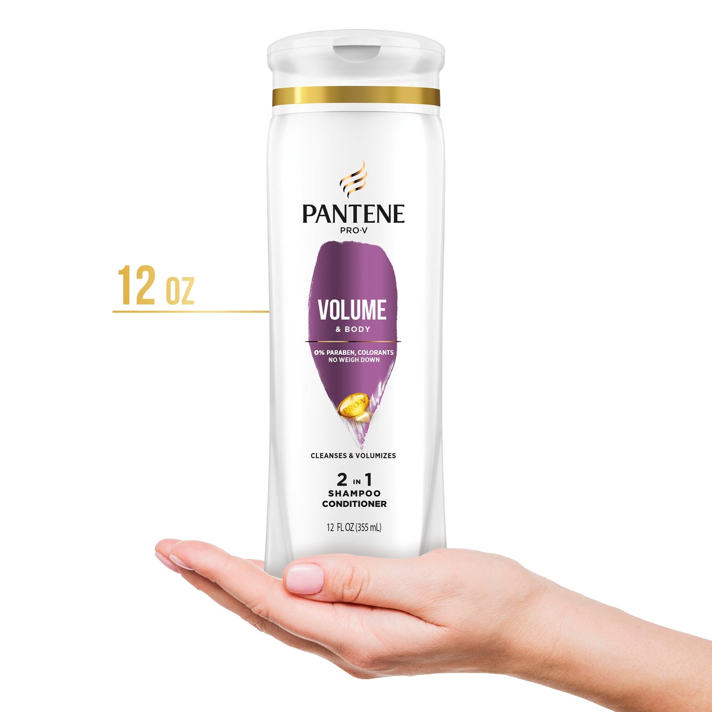 Pantene Pro-V Volume & Body 2 in 1 Shampoo + Conditioner