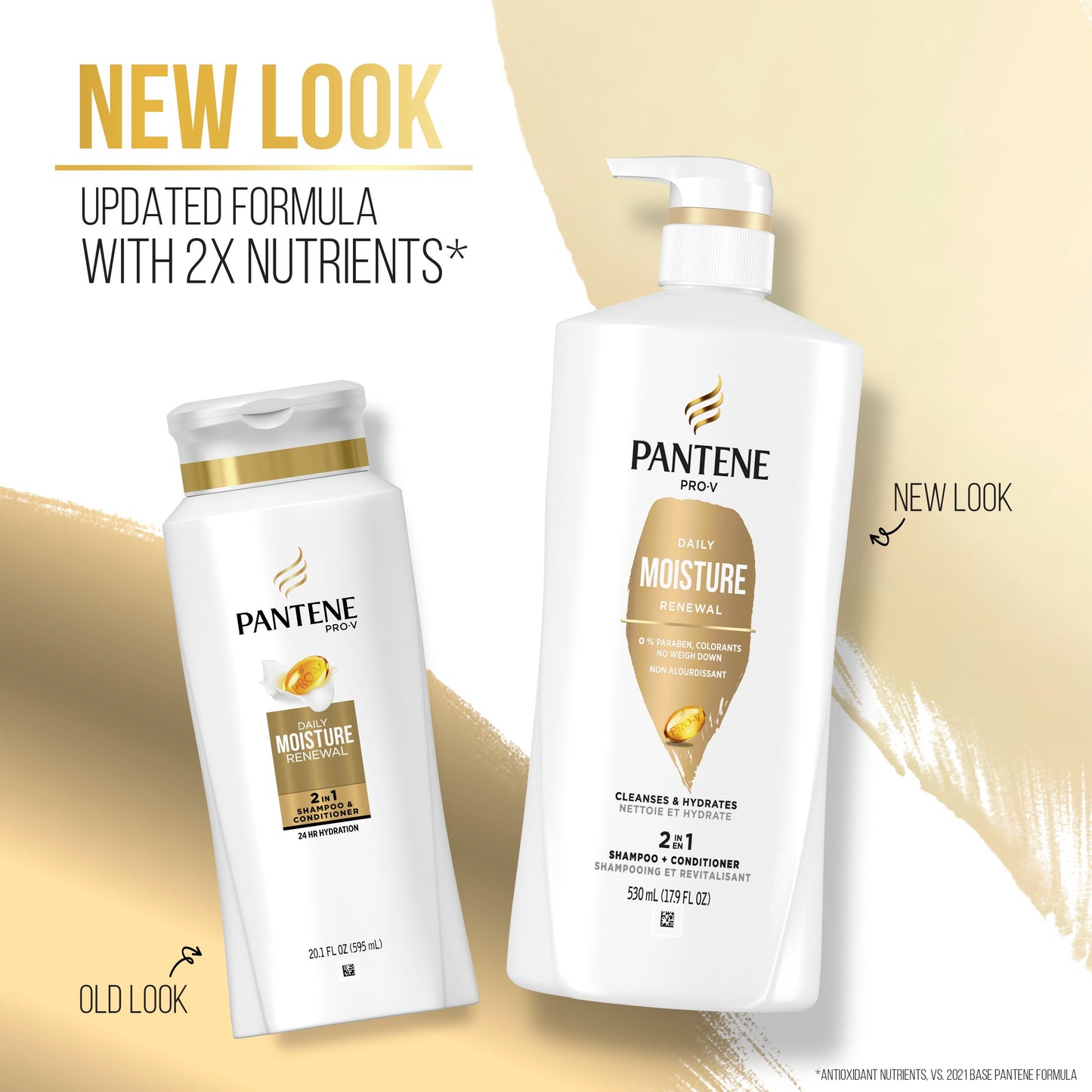 Pantene Pro-V Daily Moisture Renewal 2 in 1 Shampoo + Conditioner