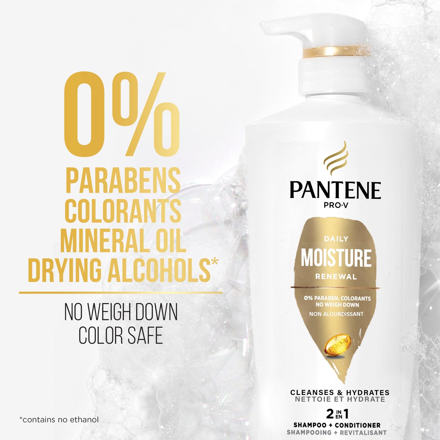 Pantene Pro-V Daily Moisture Renewal 2 in 1 Shampoo + Conditioner