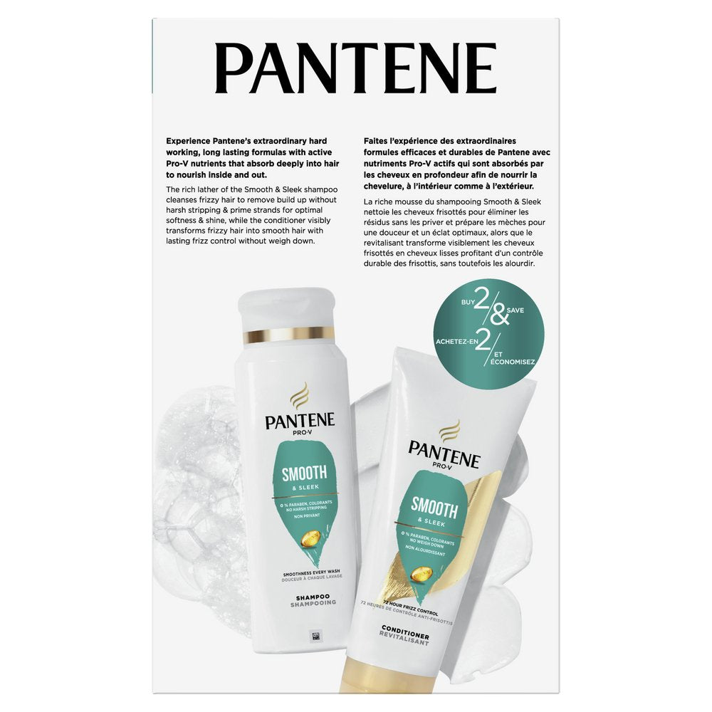 Pantene Pro-V Smooth & Sleek Shampoo + Conditioner