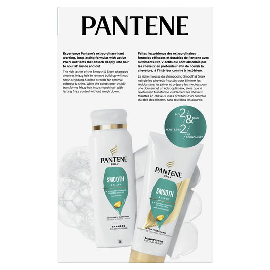 Pantene Pro-V Smooth & Sleek Shampoo + Conditioner
