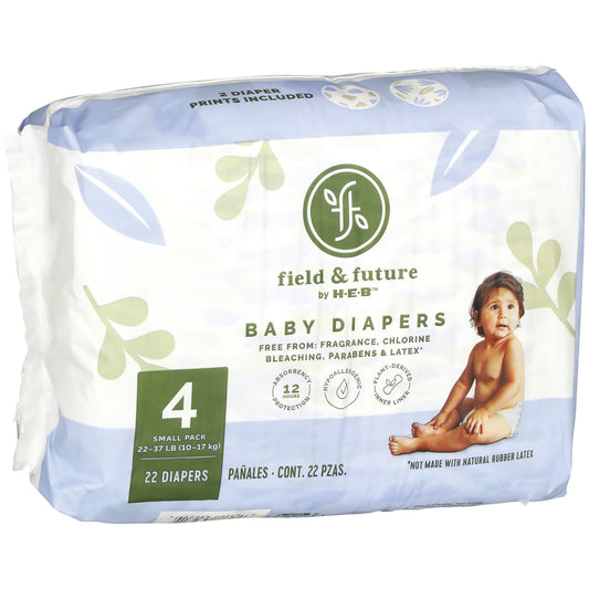Field & Future by H-E-B Small Pack Baby Diapers - Size 4