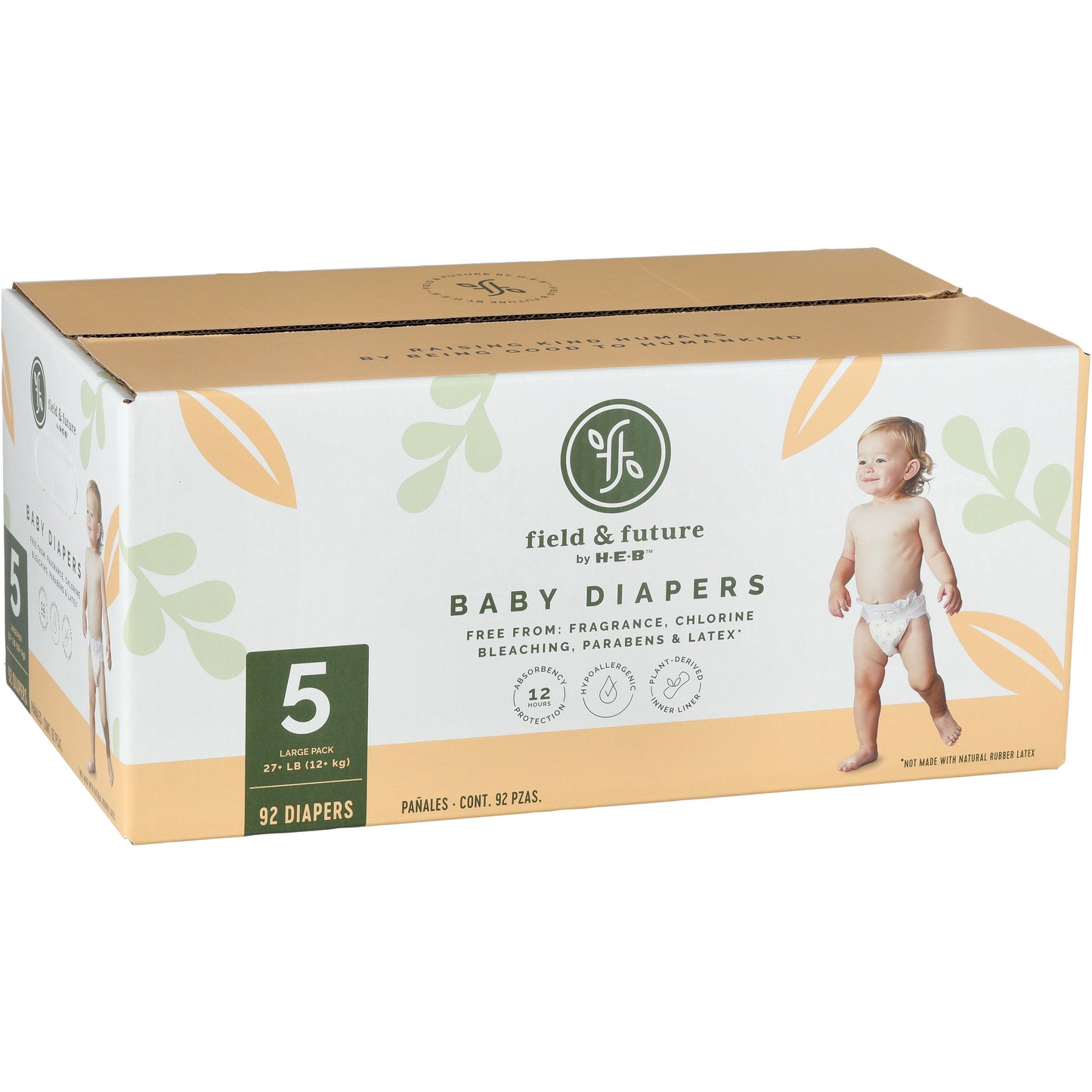Field & Future by H-E-B Large Pack Baby Diapers - Size 5