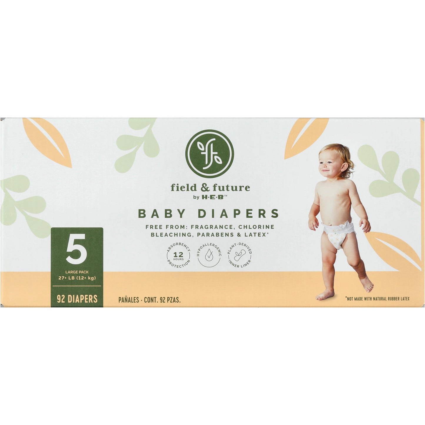 Field & Future by H-E-B Large Pack Baby Diapers - Size 5